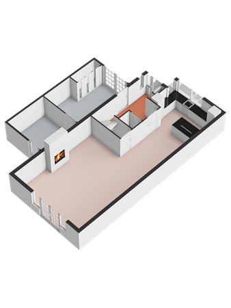 Floorplan - Het Roer 25, 3751 RA Bunschoten-Spakenburg